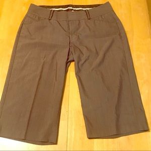 Maurice’s Size 18 Brown/Copper Capri Dress Slacks